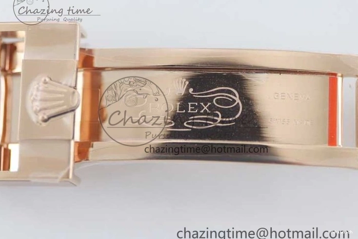 Steel 116515 Best RG Oysterflex A7750 904L Dial Edition Daytona Strap 1:1 on TWF Brown Roman 0419